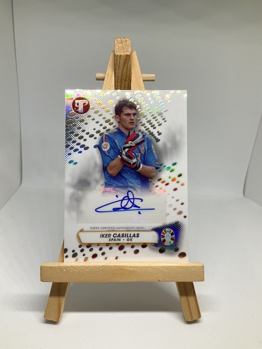 IKER CASILLAS TOPPS AUTO 2023 PRISTINE ROAD TO UEFA EURO 2024 SPAIN