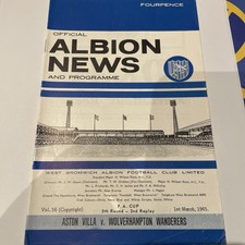 Aston Villa V Wolverhampton Wanderers Fa Cup 5th Round Replay @ WBA