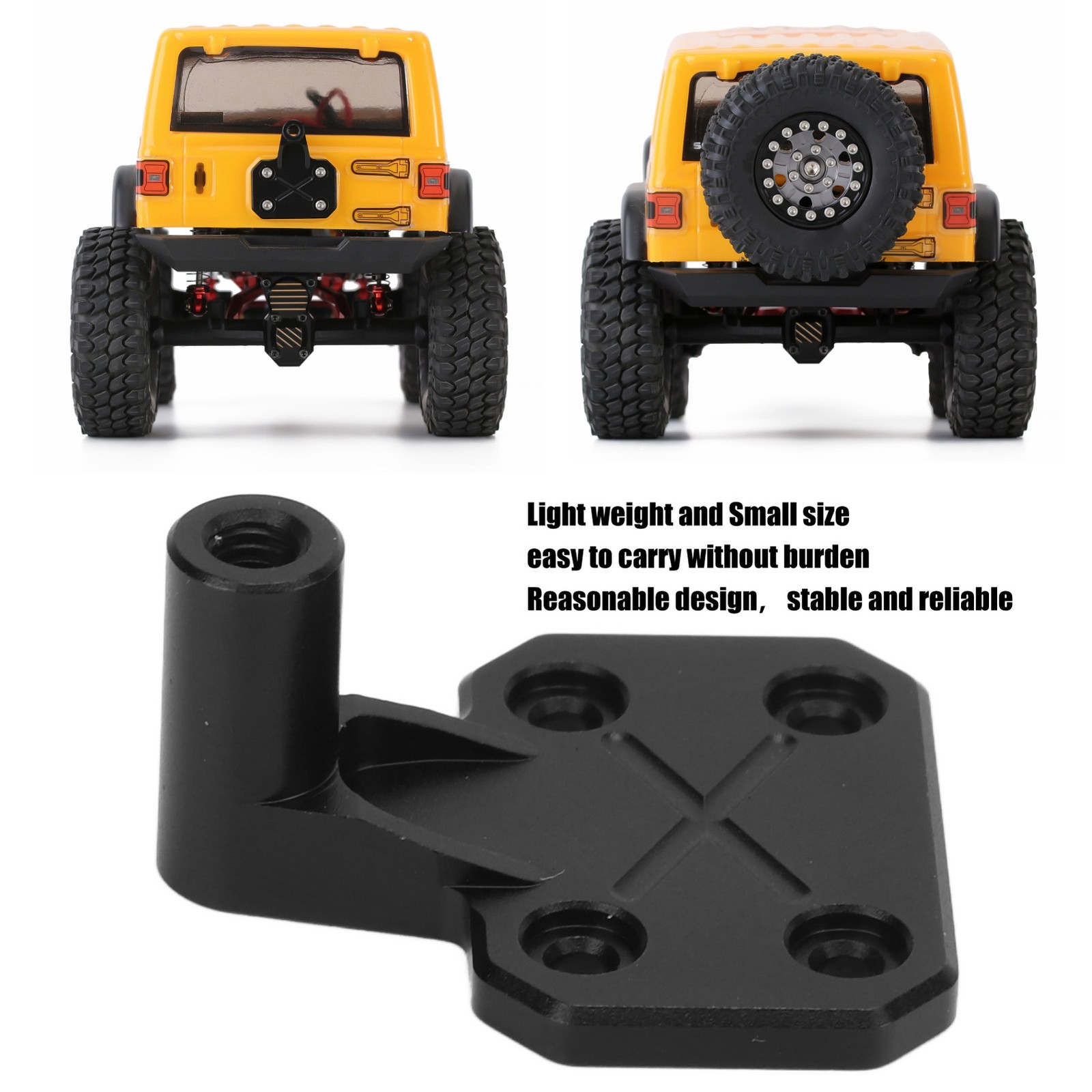 Spare Tire Mount Holder Aluminum Alloy Spare Tire Carrier DIY For Axia SCX24 UK