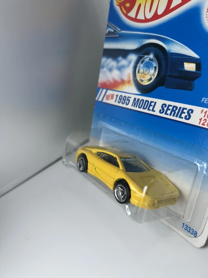 Ferrari 355 amarillo serie modelo 1995 Hot Wheels con SBs nuevo 10/12 coleccionista #350 Foto 3 de 4