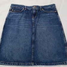 Vintage 90's Hurley Skater girl denim skirt Made in USA Junior's size Loip utton