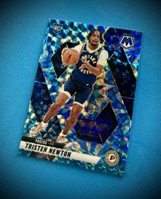 Tristen Newton #220 - 2024-25 Panini Mosaic Blue Reactive Indiana Pacers RC -NBA