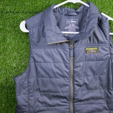 L.L.Bean Puffer Vest Navy Blue Mountain Classic - Women Size M