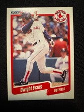 1990 Fleer Baseball Card - Dwight Evans #274 - Benefits The Trevor Project