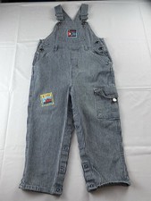 Thomas the Tank Engine Railroad Stripe Overalls 24M Vintage Y2K Toddler Read