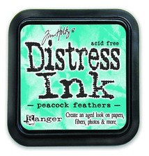 Ranger Tim Holtz Distress Ink Pad, Peacock Feathers,Ink Pads