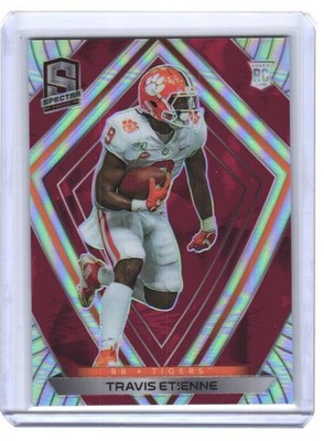2021 Travis Etienne Jr Spectra Draft Picks Red Prizm RC 49/149 #289 (H1699)