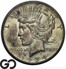 1934-D Peace Dollar, Large "D"