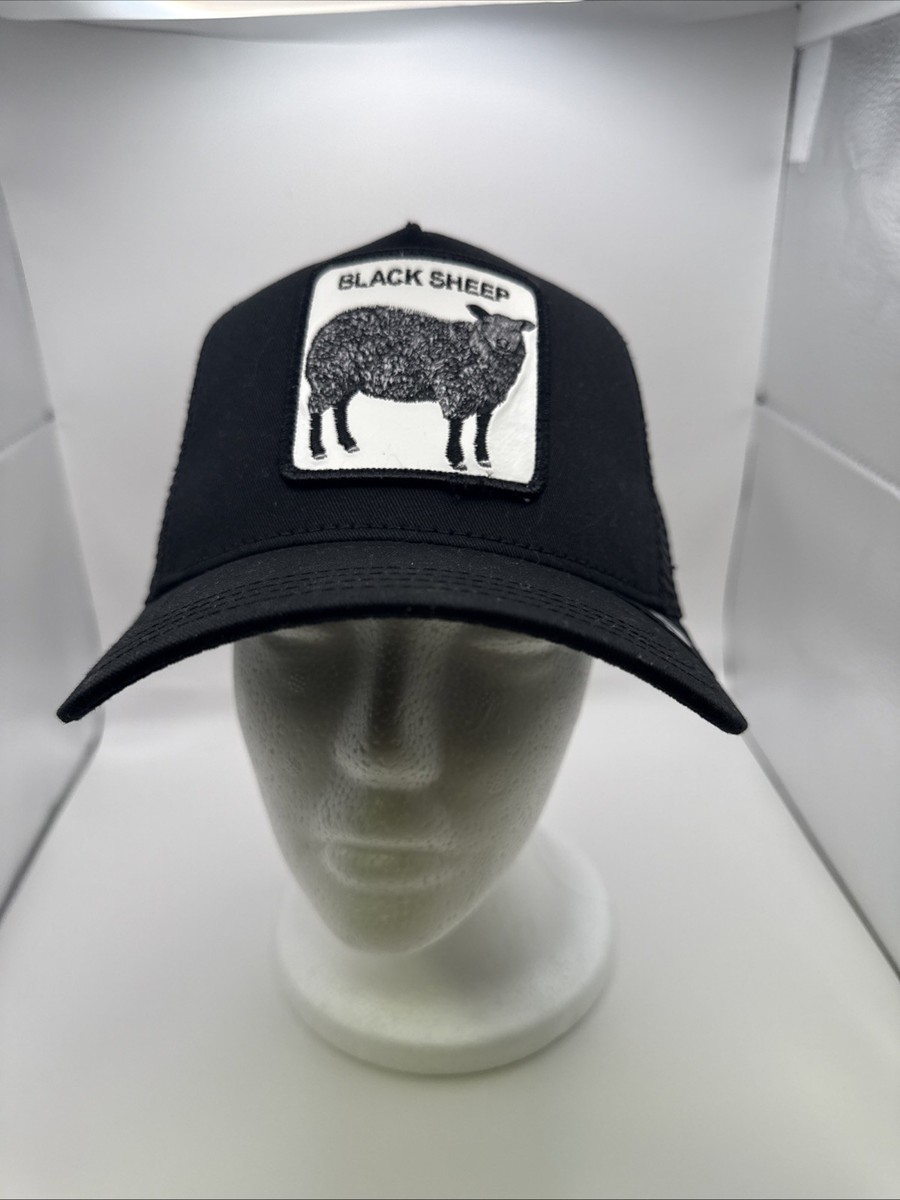 Goorin Bros The Farm The Black Sheep Black Trucker Hat - New With