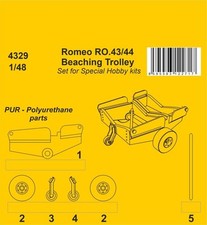 CMK 129-4329 - 1:48 Romeo Ro.43/44 Carrello Di Alaggio - Nuovo