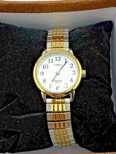 Timex Women's Easy Reader Watch 25mm Two-Tone/Two-Tone/White/25mm