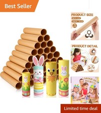 Durable 1.77x10 Inch Cardboard Tubes - Perfect for Kids' Crafts and DIY Supplies