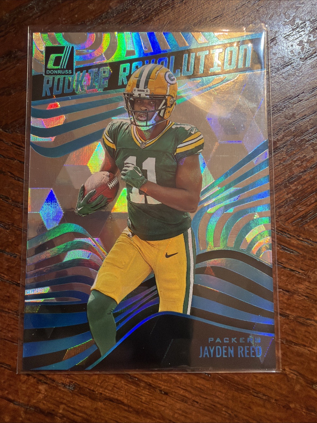 2023 Donruss Jayden Reed Rookie Revolution Cubic /50