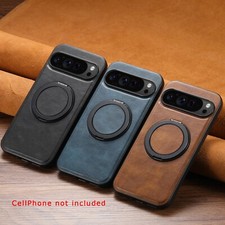 100 Brand New Oil-wax magnetic phone case, 360 stand fit Google pixel 9 Pro USA