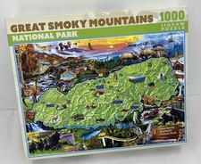 Great Smoky Mountains National Park 1000 Piece Jigsaw Puzzle COMPLETE