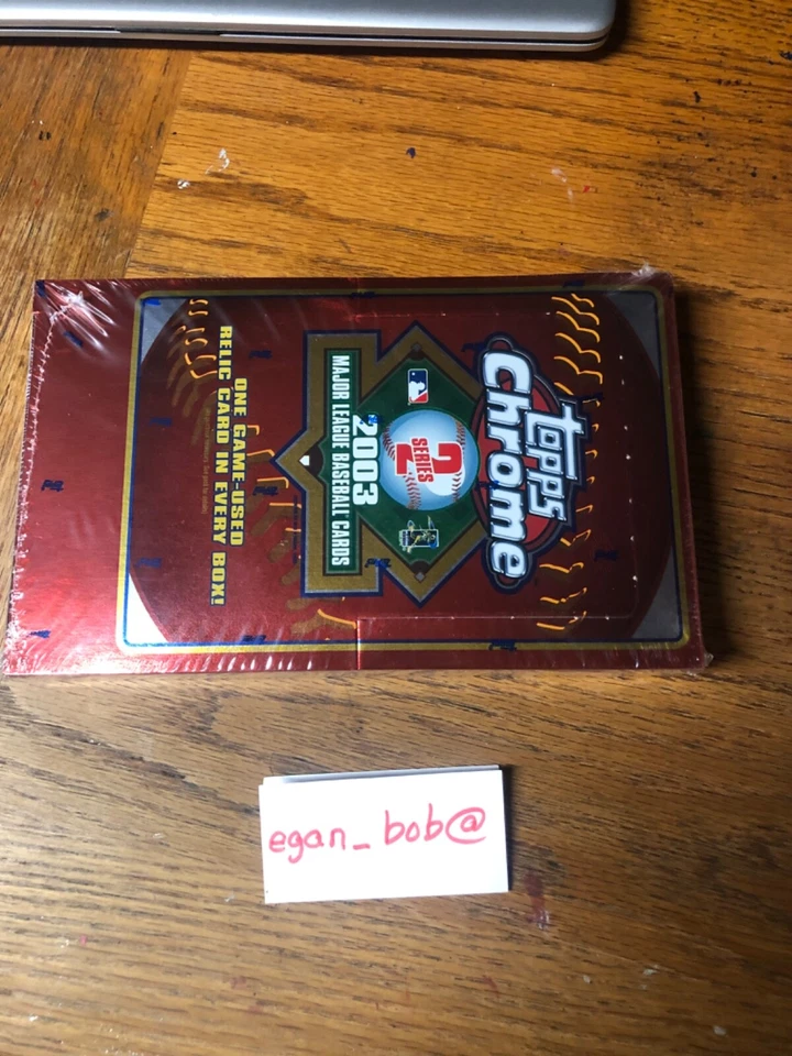 2003 Topps Chrome  Baseball  SERIES 2 Sealed Hobby box  VERY LIMITED and rare - Image 4 of 4