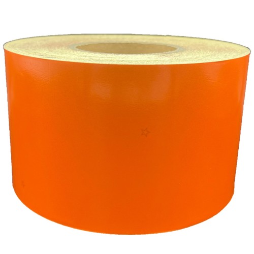 4" Orange Reflective Tape Type 2 Super Engineer Grade Nikkalite Safety SEG Safe - Picture 2 of 9
