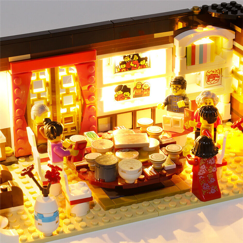 LED Light Kit for Chinese Festivals Chinese New Year'S Eve Dinner Legos 80101 - Picture 8 of 8