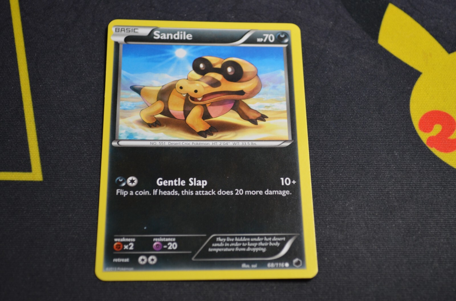 Pokemon B&W PLASMA FREEZE SANDILE 68/116 NM/Mint PACK FRESH VINTAGE