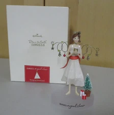 HALLMARK DOWN TO EARTH ANGELS ANGEL OF GOOD CHEER CHRISTMAS LOVE JOY FIGURE NIB
