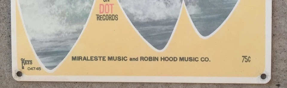 Vintage Surf Guitar Dick Dale The Surfaris Wipe Out Surfboard Poster Metal Sign  - Image 4 of 4