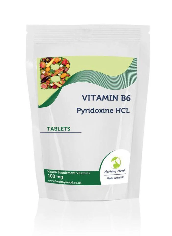 Vitamina B6 Piridoxina HCL 100mg x 60 Comprimidos Foto 2 de 3