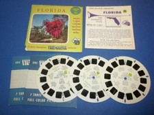 FLORIDA FLA-1,2,3 Viewmaster 3 reels PACKET SET