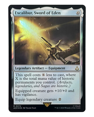 MTG | Excalibur, Sword of Eden | Assassins Creed | Foil | NM | EN