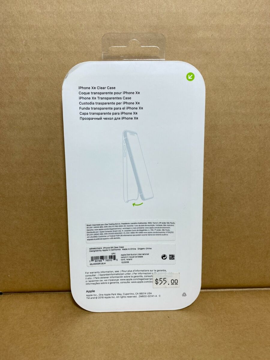 Apple Clear Case for iPhone XR Slim - Original Apple Product Apple Clear Case for iPhone XR Slim - Original Apple Product
