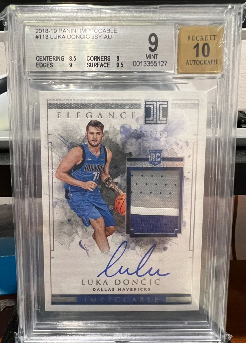 その他 Luka Doncic Auto RC Immaculate Moments Luka Doncic Auto RC Immaculate Moments