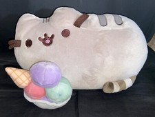 Pusheen Cat Plush Ice Cream Sundae Cone Exclusive GUND 10" TH