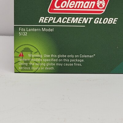 NOS - NEW - Coleman R132-043 C Replacement Glass Globe for Lantern