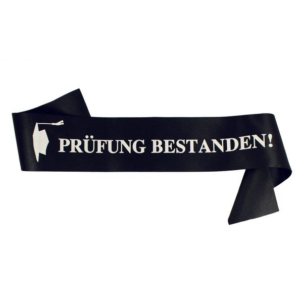SchäRpe PrüFung Bestanden ! Geschenk Abi Schul Abschluss FüHrerschein Schwarz-image