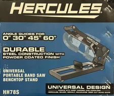 Universal Portable Band Saw Benchtop Stand Hercules Vertical Table Workshop Tool