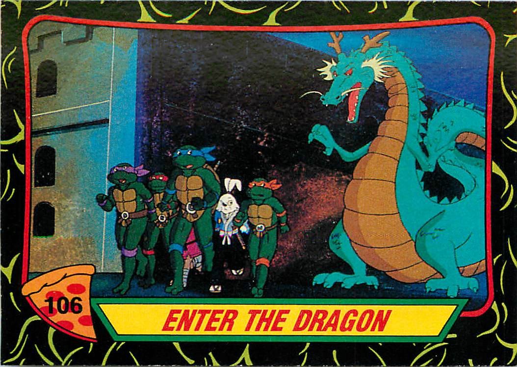 89 TEENAGE MUTANT NINJA TURTLES タートルズカード TMNT (1989) TOPPS Card: #27 Ready For Action - Teenage