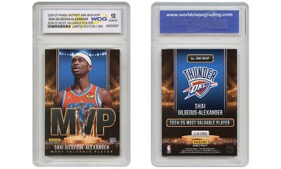 2024-25 Panini SHAI GILGEOUS-ALEXANDER SGA NBA 1st MVP Ever Card 