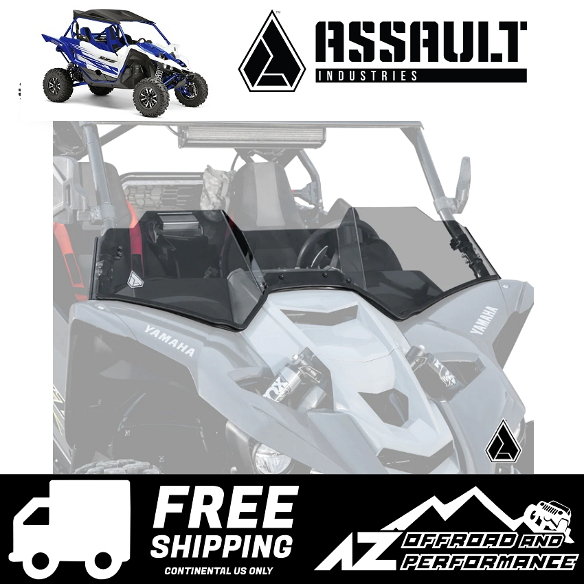 Assault Industries Polycarbonate Half Windshield for 2016-Up