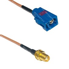 RG316 Fakra C Female to SMA FEMALE Coax RF Cable USA-Ship
