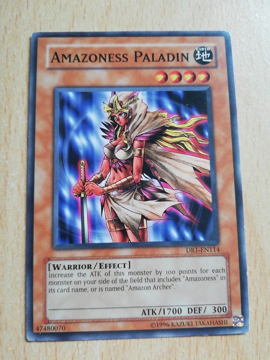 Yugioh Card - Amazoness Paladin - DR1-EN114 | eBay UK Yugioh Card - Amazoness Paladin - DR1-EN114 | eBay UK