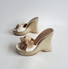 Giuseppe Zanotti Women's Platform Sandals with Flower Size 36.5