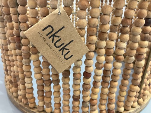 Nkuku Neela Lamp Shade Natural Large RRP £150.00 - Picture 5 of 5
