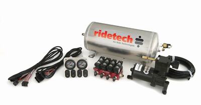 Ridetech 30154000 RidePro Analog 4-Way Air Sus Control Sys w 3-Gallon Tank