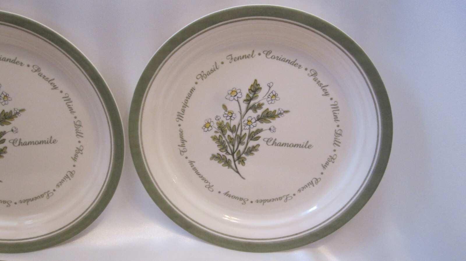 Corning Corelle Impressions Thymeless Herbs Dinnerware 4 Luncheon