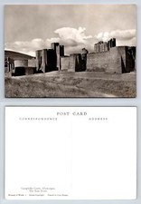 Caerphilly Castle Glamorgan East Front Vintage Postcard Black and White Photo