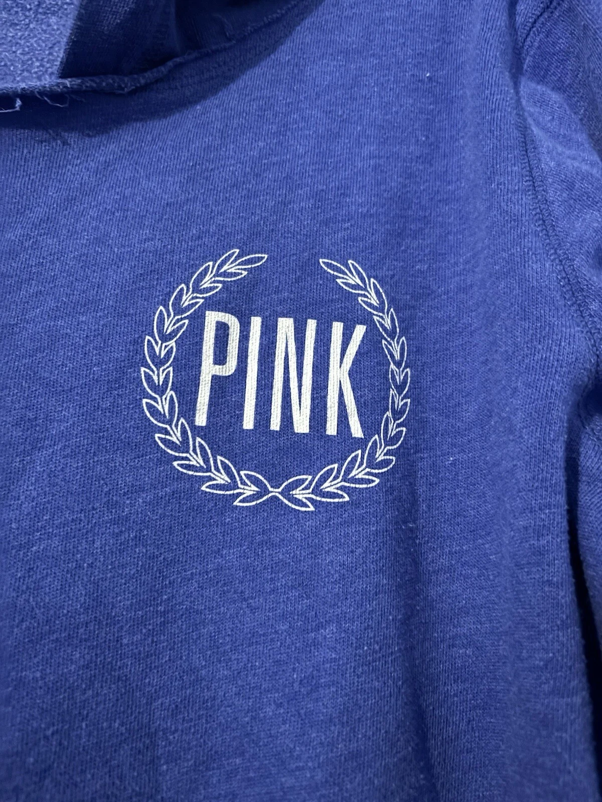 UNDERCOVER Felpa rosa Victoria Secret con cappuccio donna blu medio