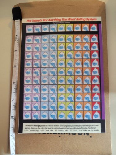 Stickermoon Yetee Rating System Sticker Sheet Haimeh_Ugarte - 第 1/2 張圖片