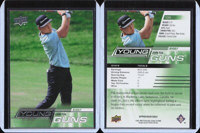 2024 Upper Deck Golf Young Guns RC #135 John Pak