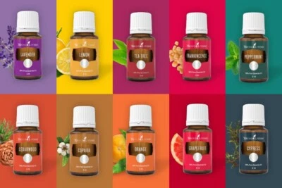 YOUNG LIVING ESSENTIAL OILS 100% Pure Essential Oils Premium Class Aromatherapy Young Living Sealed BN