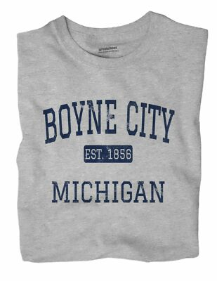 #ad Boyne City Michigan MI T Shirt EST $18.99