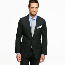 NEW J. Crew Men's Aldridge 36R Suit 34Wx32L Pants Gray Italian Wool Retail 590